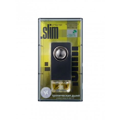 SLMV-65 Ароматизатор на дефлектор ".SLIM" тропическая дыня